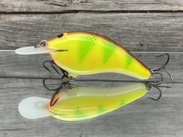 Black Label Balsa Slim Series Custom Balsa Crankbait Pineapple