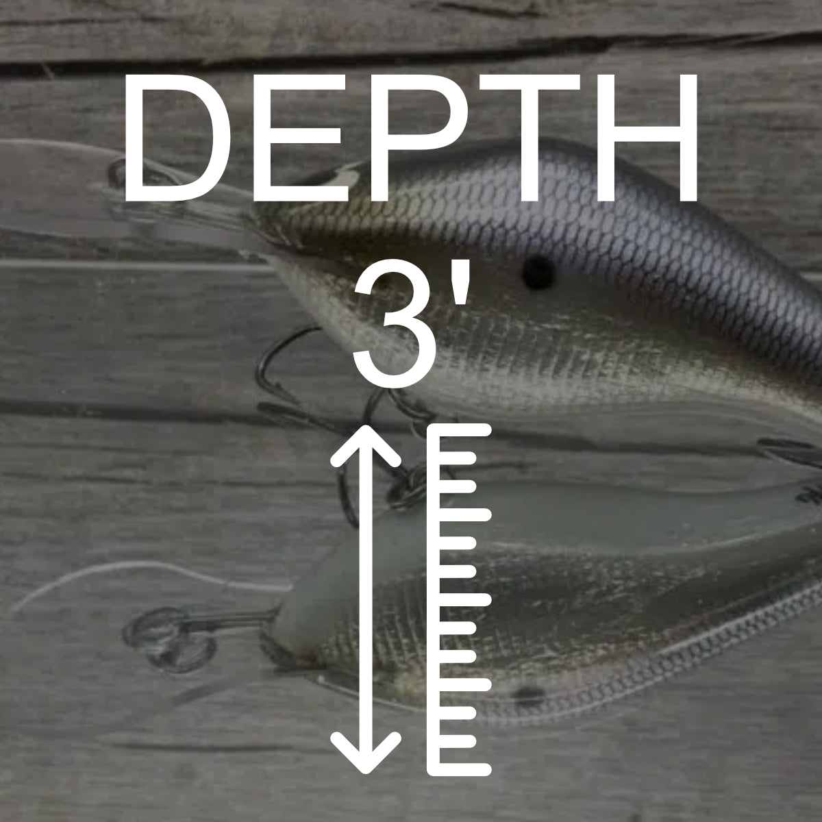 Depth: 3'