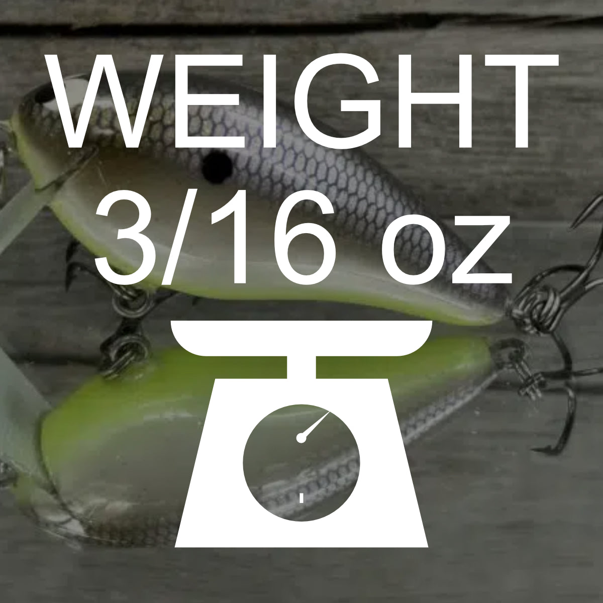 Weight: 3/16 oz