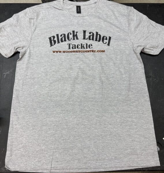 Black Label Tackle - Gildan Softstyle Preshrunk Cotton Tee - Sport Grey Color image 0
