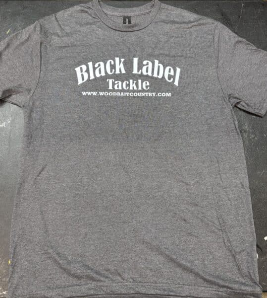 Black Label Tackle - Gildan Softstyle Preshrunk Cotton Tee - Heather Dark Grey Color image 0