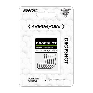 BKK Armor Point Drop Shot Worm Hooks