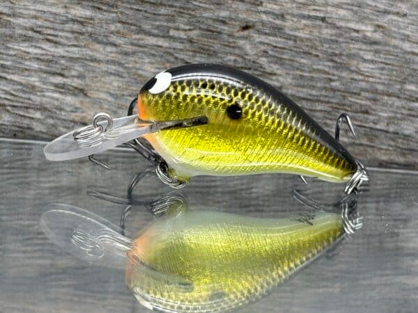 Black Label Balsa - Rumble MR Signature Series - Custom Balsa Crankbait - Gold Foil image 0