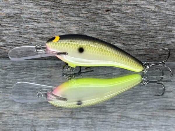 Black Label Balsa - Z II - Custom Balsa Crankbait - Bone Shad color image 0