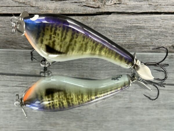Black Label Balsa - Tease Signature Series - Custom Balsa Topwater Prop - Foiled Money Gill Color image 0