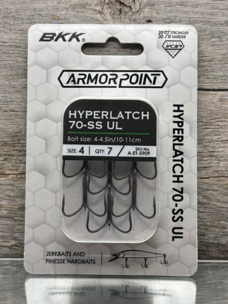 BKK Armor Point Hyperlatch 70-SS UL Treble Hooks - 4 image