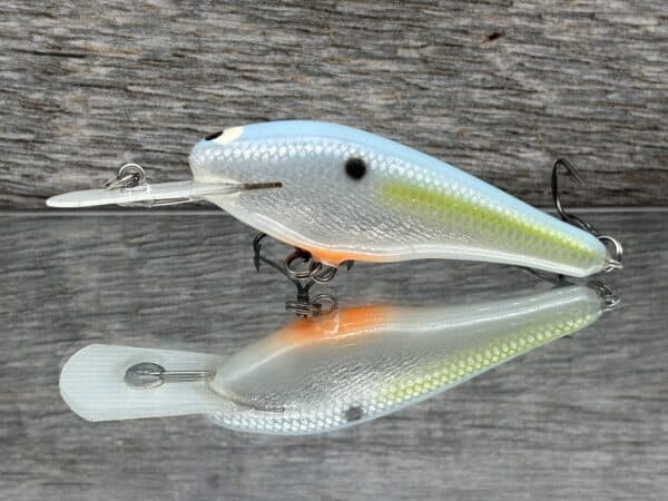 Black Label Balsa - SS Shad - Custom Balsa Crankbait - Sexy Foil color image 0