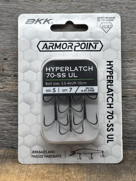 BKK Armor Point Hyperlatch 70-SS UL Treble Hooks - 5 image