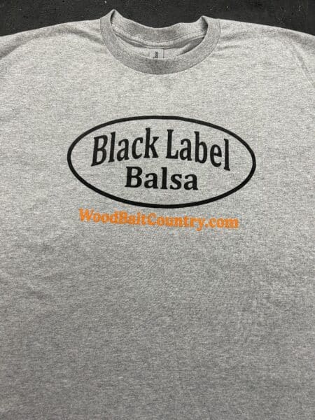 Black Label Tackle - Gildan Softstyle Preshrunk Cotton Tee - Sport Grey Color - XL image