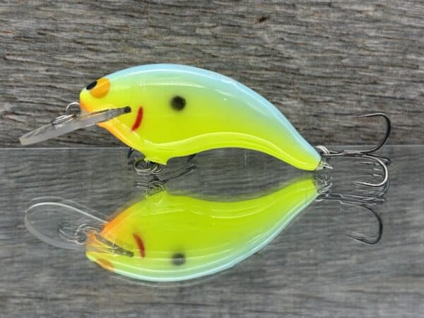 Black Label Balsa - Razor Jr - Balsa Crankbait - Blue Moon color image 0