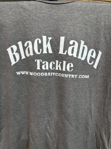 Black Label Tackle - Gildan Softstyle Preshrunk Cotton Tee - Heather Dark Grey Color - large image