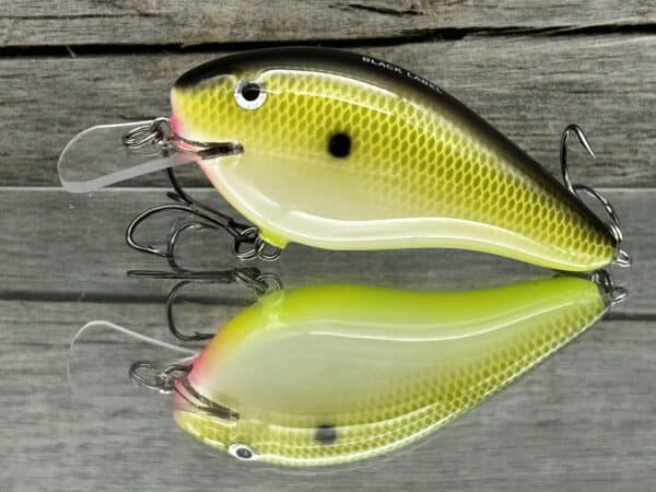 Black Label Balsa - Seducer - Custom Balsa Crankbait - Bone Shad color image 0