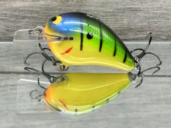 Black Label Balsa - Wreck Jr. - Custom Balsa Squarebill Crankbait - Bandit Gill Color image 0