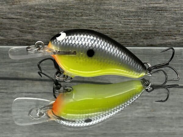 Black Label Balsa - Sweetheart MR - Custom Balsa Crankbait - Chartreuse Magic color image 0