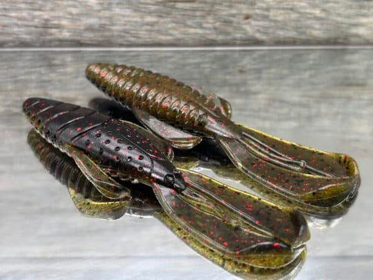 Black Label Custom Soft Plastics - Black Label Bug Jr 3.5"