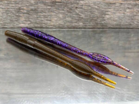 Black Label Custom Soft Plastics - Hollow Point Fat 6"