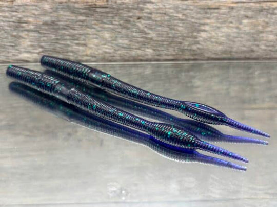Black Label Custom Soft Plastics - Hollow Point Fat 6"