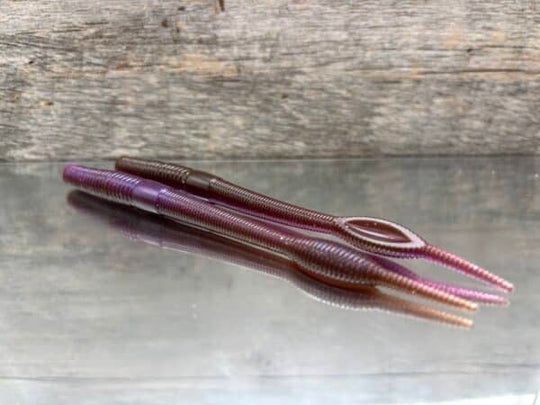 Black Label Custom Soft Plastics - Hollow Point Fat 6"