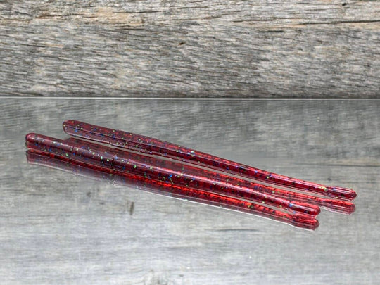 Black Label Custom Soft Plastics - Player Worm 6"