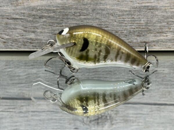 Black Label Balsa - Sweetheart - Signature Series - Custom Balsa Crankbait - Foiled Baby Bluegill color image 0