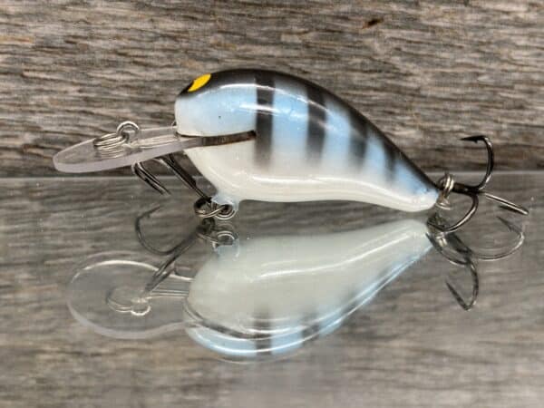 Black Label Balsa - Rumble MR - Custom Balsa Crankbait - Blue Black Back Gill color image 0