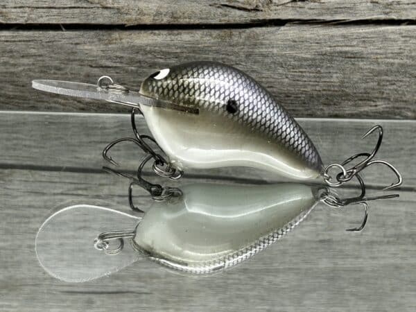 Black Label Balsa - Wreck Deep - Custom Balsa Crankbait - American Shad color image 0