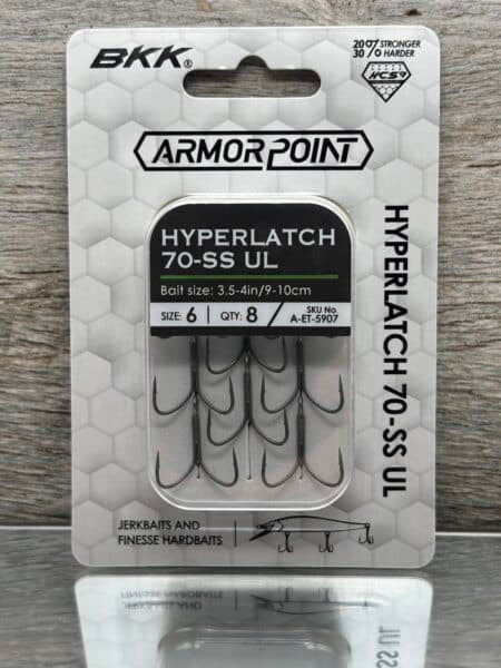 BKK Armor Point Hyperlatch 70-SS UL Treble Hooks - 6 image