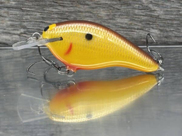 Black Label Balsa - Shiver 7 Shallow - Custom Balsa Crankbait - Bandit Khaki color image 0
