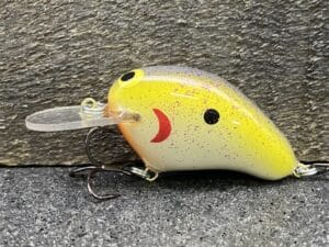 John Hott Lures - Kill'r H-1 MR Round Bill - Custom Balsa Crankbait - Pro Lavender Shad Color