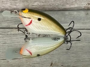 Black Label Balsa - Bacon-Signature Series - Balsa Crankbait - Foiled Olive Shad Color