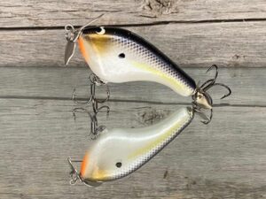 Black Label Balsa - Tease - Custom Balsa Topwater Prop Bait - Threadfin Shad Pearl Color