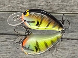 Black Label Balsa - Rumble - Custom Balsa Crankbait - Bold Bluegill Color