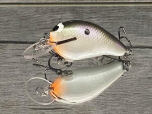 Black Label Balsa - Rumble - Custom Balsa Crankbait - Gizzard Shad Pearl Color