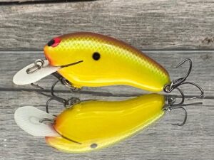 Black Label Balsa - Sandman - Custom Balsa Crankbait - Chartreuse Classic Color - Zoom WEC Sand Flea