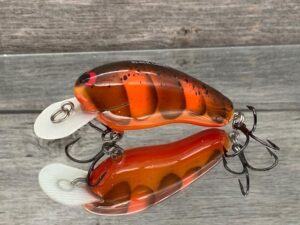 Black Label Balsa - Sandman - Custom Balsa Crankbait - Fall Craw Color - Zoom WEC Sand Flea