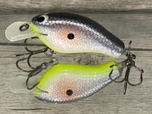 Greenfish Tackle - Stray Dog - Custom Balsa Crankbait - Blush Shad Color