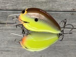 Black Label Balsa - Wreck Jr. - Custom Balsa Squarebill Crankbait - River Bream Color