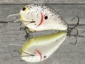 Black Label Balsa - Ricochet Jr. - Custom Balsa Crankbait - Splatter Back Color