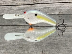 Black Label Balsa - Double D - Deep Diving Balsa Crankbait - Sexy Foil Shad