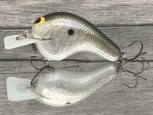 Black Label Balsa - Potbelly - Hybrid Squarebill Crankbait - Foiled Gizzard Shad Color