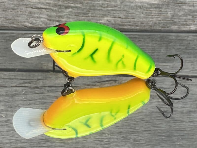 Greenfish Tackle - Stray Dog - Custom Balsa Crankbait - Lime Coach