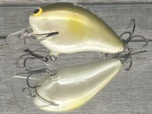 Black Label Balsa - Ricochet Jr. - Custom Balsa Crankbait - Pearl Ayu Color