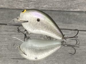 Black Label Balsa - Ricochet Jr. - Custom Balsa Crankbait - Gizzard Shad Foil Color