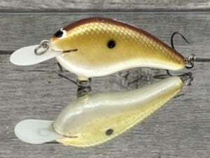 Black Label Balsa - Slim Series - Custom Balsa Crankbait - Natural Lite Color