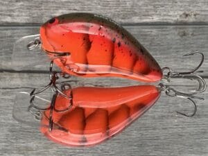 Black Label Balsa - Ricochet Jr. - Custom Balsa Crankbait - Delta Craw Color