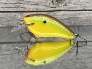 Black Label Balsa - BL 1.5 - Balsa Squarebill - Chartreuse Classic Color