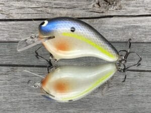 Black Label Balsa - Head Hunter - Custom Balsa Squarebill Crankbait - Magic Shad Color - Zoom WEC E-2