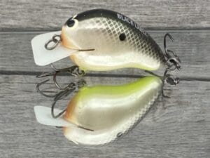 Black Label Balsa - CBS 1 - Balsa Squarebill Crankbait - Hot Shad Color - Bagley B1