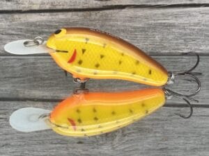 Black Label Balsa - Little Cliffie - Custom Balsa Crankbait - DC9 Color