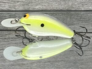 Black Label Balsa - Little Cliffie - Custom Balsa Crankbait - Haze Color